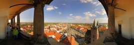 Bílá věž - výhled na město