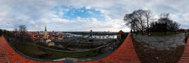 Panorama Bratislavy z hradu