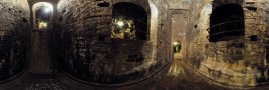Důl Anna, tzv. Wasserlauf - vodní patro, historické podzemí ze 16. až 19. stol.