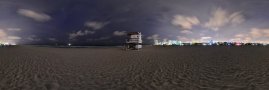 Miami Beach v noci
