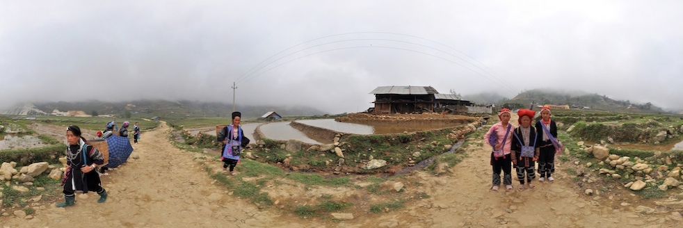Black Hmong a Red Dao minoritní kmeny