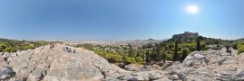 Výhled na Akropolis
