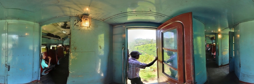 Vlak z Nuwara Eliya do Ella