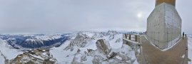 Výhled na Chamonix